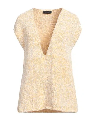 FABIANA FILIPPI FABIANA FILIPPI WOMAN SWEATER MARIGOLD SIZE 4 BAMBOO FIBER, COTTON