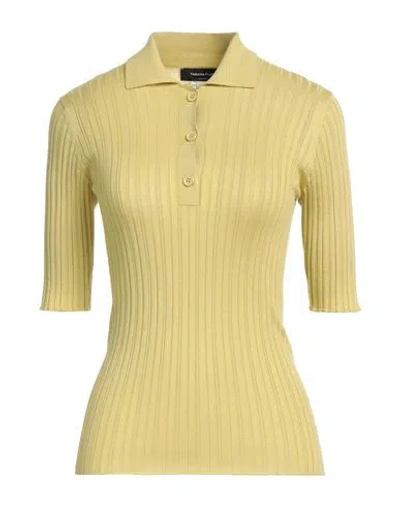 FABIANA FILIPPI FABIANA FILIPPI WOMAN SWEATER YELLOW SIZE 10 SILK, COTTON