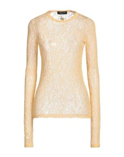 FABIANA FILIPPI FABIANA FILIPPI WOMAN TOP APRICOT SIZE 14 POLYAMIDE, ELASTANE