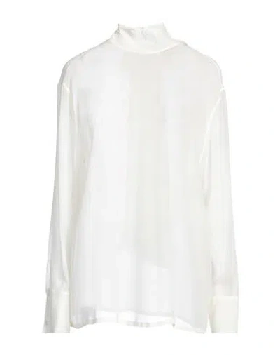 FABIANA FILIPPI FABIANA FILIPPI WOMAN TOP CREAM SIZE 12 CUPRO, SILK