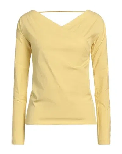 FABIANA FILIPPI FABIANA FILIPPI WOMAN TOP MARIGOLD SIZE 4 COTTON, POLYAMIDE, ELASTANE