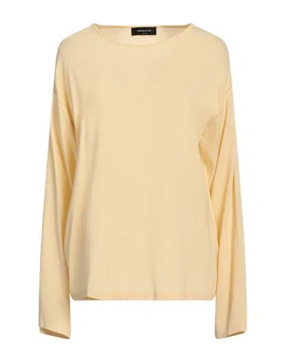 FABIANA FILIPPI FABIANA FILIPPI WOMAN TOP YELLOW SIZE 12 VISCOSE, ELASTANE