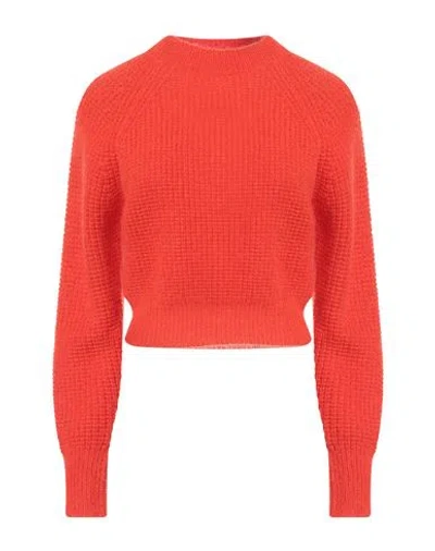 FABIANA FILIPPI FABIANA FILIPPI WOMAN SWEATER RED SIZE 10 MOHAIR WOOL, POLYAMIDE, WOOL