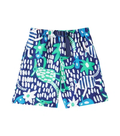 FABULA FÁBULA PRINTED COTTON-BLEND BERMUDA SHORTS