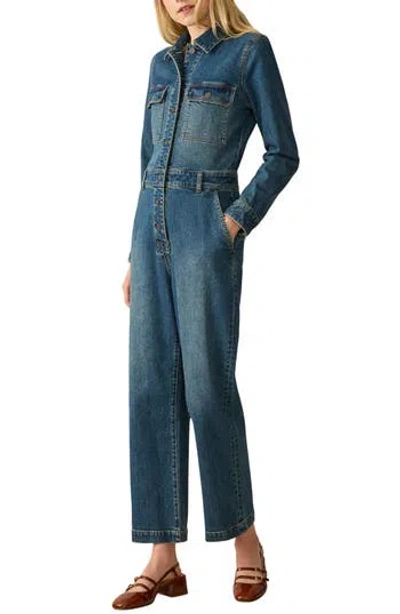 FAHERTY FAHERTY MICHELLE DENIM JUMPSUIT