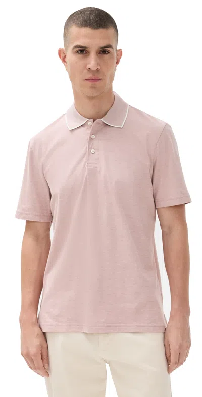FAHERTY SHORT SLEEVE MOVEMENT PIQUE POLO SEDONA MELANGE