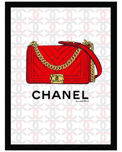 FAIRCHILD PARIS CHANEL BAG FRAMED PRINT