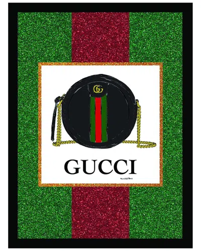 FAIRCHILD PARIS GUCCI BAG FLORAL FRAMED PRINT