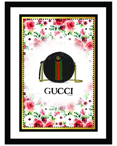 FAIRCHILD PARIS GUCCI BAG WHITE FRAMED PRINT