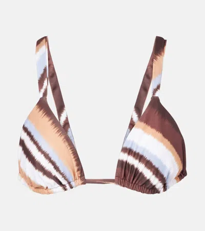 FAITHFULL MARY STRIPED BIKINI TOP