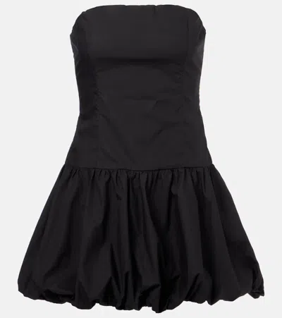FAITHFULL SASKIA STRAPLESS COTTON MINIDRESS