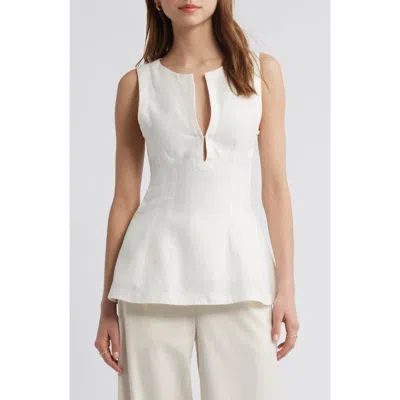 FAITHFULL THE BRAND FAITHFULL THE BRAND MELIA SLEEVELESS LINEN TOP