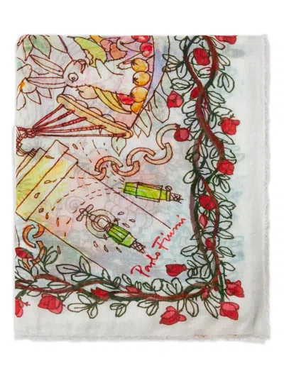 FALIERO SARTI GRAPHIC-PRINT SCARF