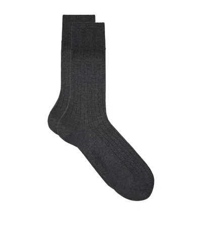FALKE MILANO RIBBED SOCKS