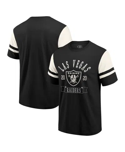 FANATICS DARIUS RUCKER COLLECTION BY FANATICS MEN'S BLACK LAS VEGAS RAIDERS FOOTBALL T-SHIRT