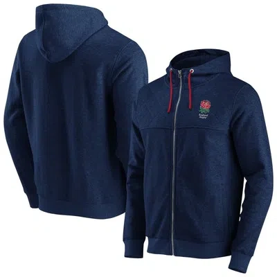 FANATICS ENGLAND RUGBY FULL ZIP HOODIE HOODED TOP HOODY NAVY MENS
