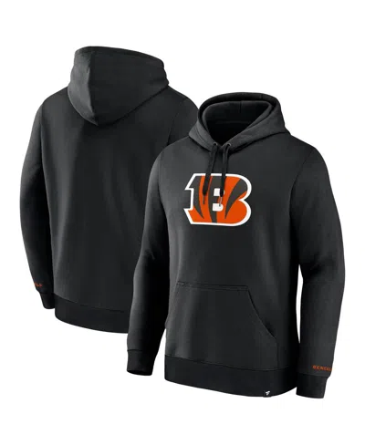 FANATICS MEN'S BLACK CINCINNATI BENGALS LEGACY FLEECE PULLOVER HOODIE