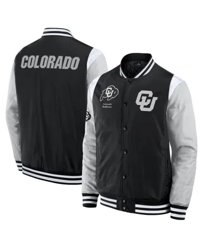 FANATICS MEN'S BLACK COLORADO BUFFALOES ELEMENTSÂ ELITE FULL-SNAP JACKET
