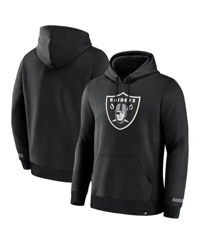 FANATICS MEN'S BLACK LAS VEGAS RAIDERS LEGACY FLEECE PULLOVER HOODIE