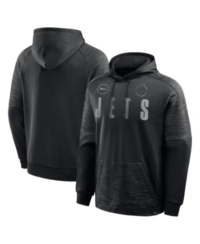 FANATICS MEN'S BLACK NEW YORK JETS CHIP SHOT PULLOVER HOODIE