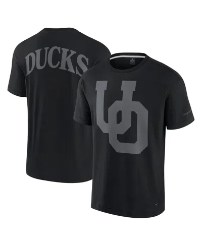 FANATICS MEN'S BLACK OREGON DUCKS ICONIC T-SHIRT