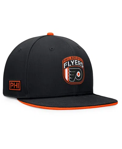 FANATICS MEN'S BLACK PHILADELPHIA FLYERS 2024 NHL DRAFT SNAPBACK HAT