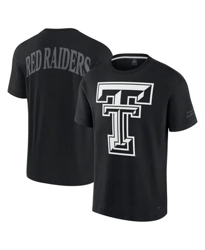 FANATICS MEN'S BLACK TEXAS TECH RED RAIDERS ICONIC T-SHIRT