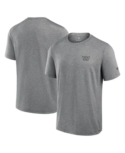 FANATICS MEN'S BLACK WASHINGTON COMMANDERS FRONT OFFICE TECH T-SHIRT