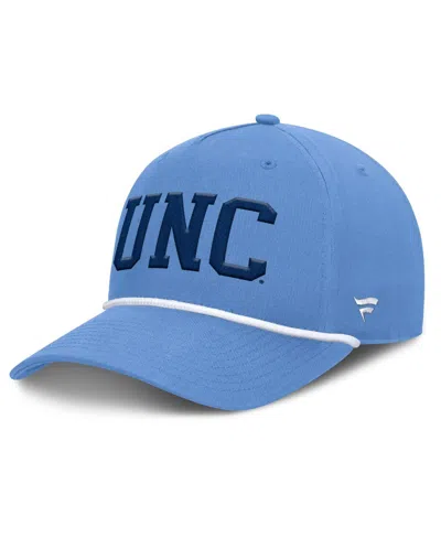 FANATICS MEN'S CAROLINA BLUE NORTH CAROLINA TAR HEELS FOUL BALL ROPE ADJUSTABLE HAT