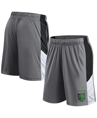 FANATICS MEN'S FANATICS GRAY AUSTIN FC TEAM SHORTS