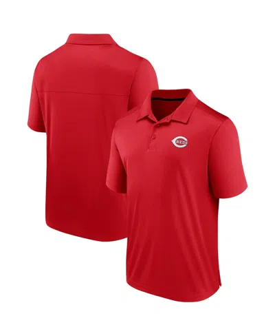 FANATICS MEN'S FANATICS RED CINCINNATI REDS HANDS DOWN POLO SHIRT