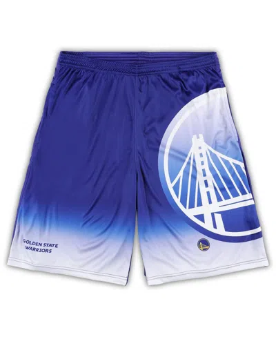 FANATICS MEN'S FANATICS ROYAL GOLDEN STATE WARRIORS BIG AND TALL GRAPHIC SHORTS