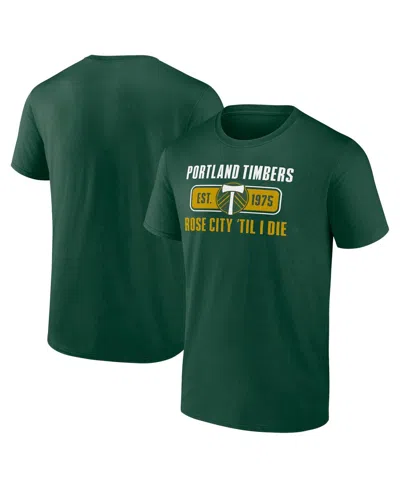 FANATICS MEN'S GREEN PORTLAND TIMBERS BLINDSIDE T-SHIRT