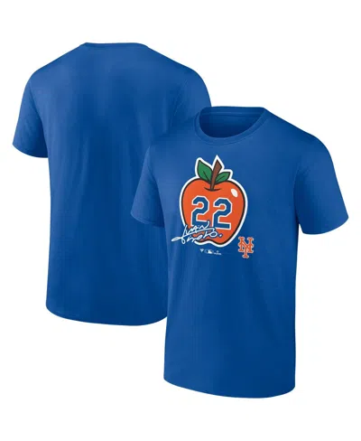 FANATICS MEN'S JUAN SOTO ROYAL NEW YORK METS PLAYER NUMBER T-SHIRT