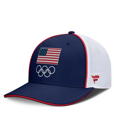 FANATICS MEN'S NAVY TEAM USA CONTEST ADJUSTABLE HAT