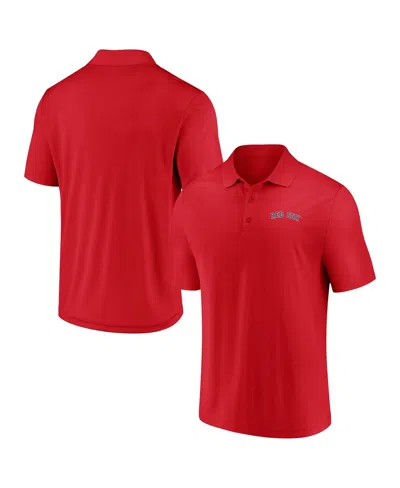 FANATICS MEN'S RED BOSTON RED SOX COMPONENT POLO SHIRT