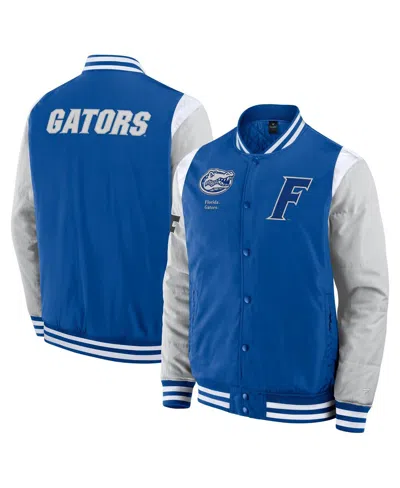 FANATICS MEN'S ROYAL FLORIDA GATORS ELEMENTSÂ ELITE FULL-SNAP JACKET