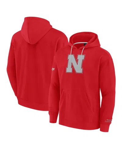 FANATICS MEN'S SCARLET NEBRASKA HUSKERS PACE PULLOVER HOODIE
