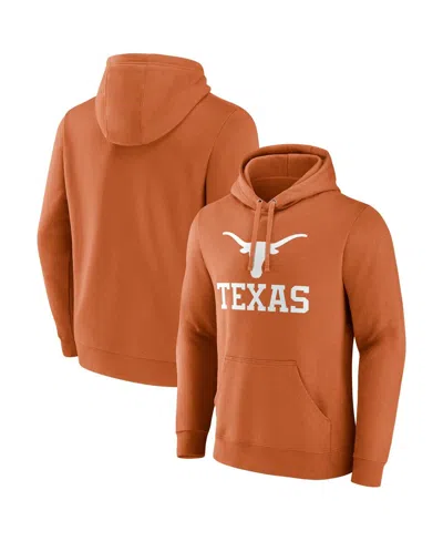 FANATICS MEN'S TEXAS ORANGE TEXAS LONGHORNS TEAM LOCKUP PULLOVER HOODIE
