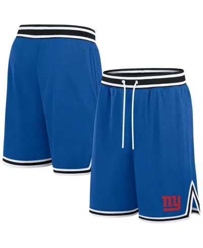 FANATICS MEN'SÂ ROYAL NEW YORK GIANTS ELEMENTS FUTURE GROUND SHORTS