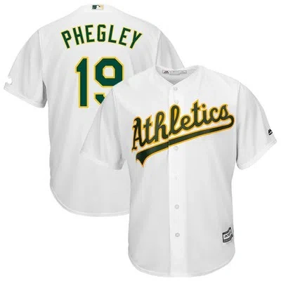 FANATICS MLB OAKLAND ATHLETICS JOSH PHEGELY MAJESTIC HEIM REPLIK TRIKOT SHIRT HERREN