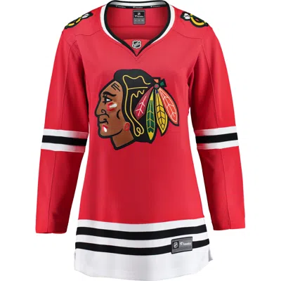 FANATICS NHL CHICAGO BLACKHAWKS FANATICS BRANDED HOME BREAKAWAY JERSEY SHIRT WOMENS