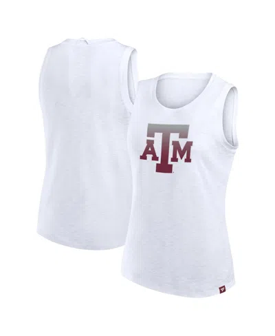 FANATICS WOMEN'S WHITE TEXAS A&M AGGIES ACTIVATE SLUB TANK TOP