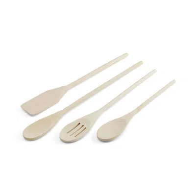 FARBERWARE 6009318 BEIGE WOOD SPOONS