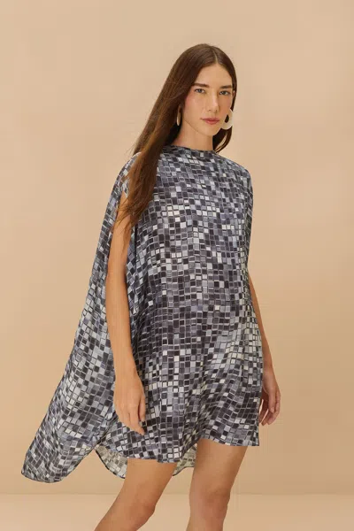 FARM RIO DISCO BALL SLEEVELESS MIDI DRESS