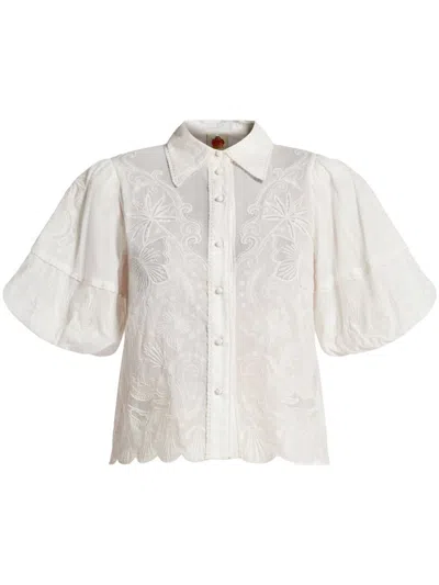 FARM RIO LACE BLOUSE