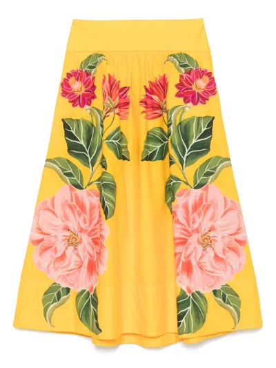 FARM RIO SPRING AWAKENING MAXI SKIRT