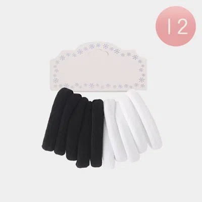 FASHNZFAB 12 SET OF 10 - FABRIC HAIR BANDS