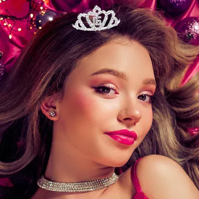 FASHNZFAB 16 CRYSTAL RHINESTONE MINI TIARA