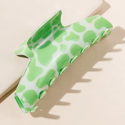 FASHNZFAB ANIMAL PATTERN HAIR CLAW CLIP